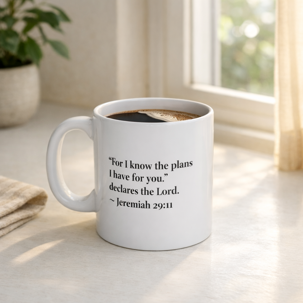 Jeremiah 29:11 Hope Mug – Cup for Encouragement